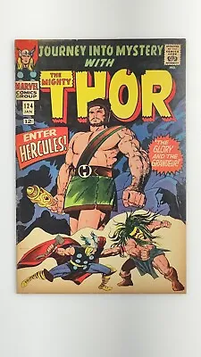 Buy Journey Into Mystery 124 High Grade 2nd Hercules Thor Marvel Comics 1966 VF+ CGC • 130.61£