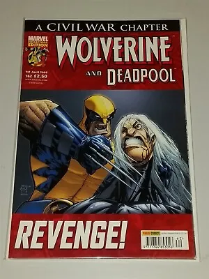 Buy Wolverine Deadpool #162 Nm (9.4 Or Better) 1st April 2009 Panini Marvel Comics • 4.99£