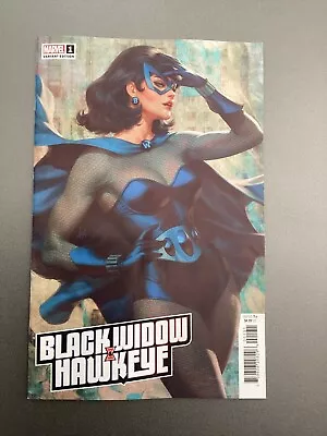 Buy Black Widow & Hawkeye #1 Stanley  Artgerm  Lau Black Widow Variant • 3.66£