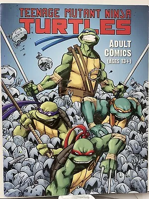 Buy Teenage Mutant Ninja Turtles, Very Rare IDW Promotional Comic Book Fold Out 2013 • 5£
