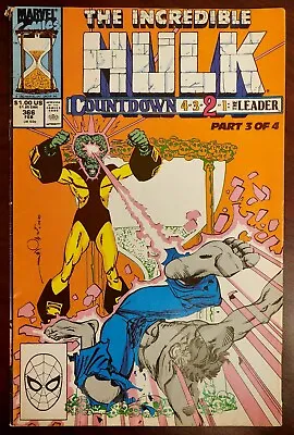 Buy Incredible Hulk #366 - Countdown The Leader Pt 2 - 1990 Marvel Comics • 1.27£