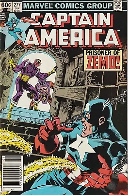 Buy Captain America #277 (marvel 1982) Baron Zemo  Zeck • 1.59£