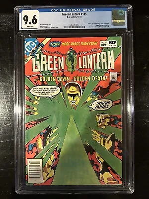 Buy Green Lantern #145 CGC 9.6 (DC 1981)  WP!  Newsstand!  Adam Strange! • 68.30£