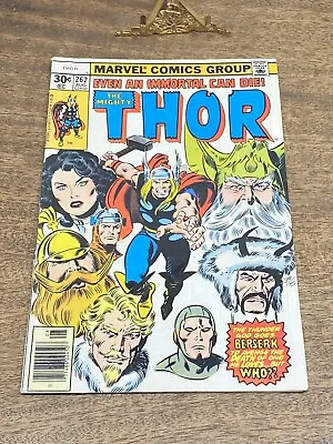 Buy Marvel Comics The Mighty Thor Vol. 1 No. 262 August 1977 ~ Nice! • 4.94£