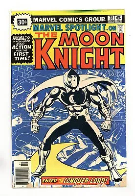 Buy Marvel Spotlight 30 Cent Variant #28 GD+ 2.5 1976 1st Solo Moon Knight App. • 114.78£