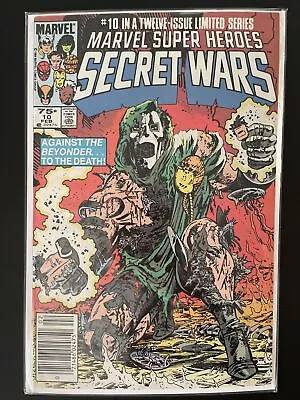 Buy Marvel Super Heroes Secret Wars #10 Newsstand Doctor Doom • 19.98£