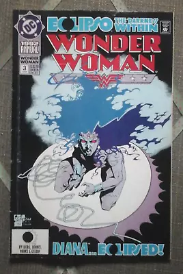 Buy DC Comics 1992 Annual # 3 Eclipso The Darkness Within Wonder Woman • 4.50£