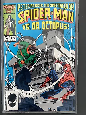 Buy Peter Parker, The Spectacular Spider-Man (1976) #124 Marvel Comics Dr Octopus • 5.95£