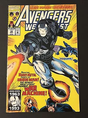 Buy Avengers West Coast #94 Rhodey Takes The Name War Machine VF 1993 Marvel Comics • 19.91£