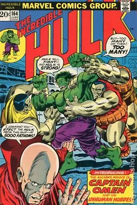 Buy Incredible Hulk #164 VG 4.0 1973 Stock Image Low Grade • 7.23£