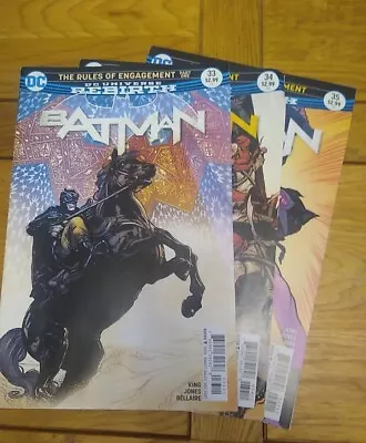 Buy Batman #33-35. DC Universe Rebirth 2017-18 *3 Comic Bundle* • 4£