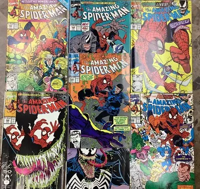 Buy The Amazing Spider-Man #343-349 Marvel 1991 Comic Books 1st App. Cletus • 31.53£