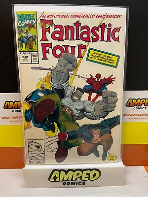 Buy Fantastic Four # 348 - Hulk, Wolverine, Spider-Man Art Adams Cover - B • 6.43£