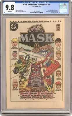 Buy MASK # 1 NN CGC 9.8 Promotional DC Comics 1985 M.A.S.K. Promo Insert 1st App 025 • 135.91£