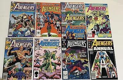 Buy Lot Of 10 THE AVENGERS #180-324 Annual 12,18 1978-90 Bronze Marvel Comics G/VG • 15.41£