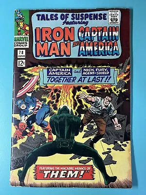 Buy Tales Of Suspense #78 (Marvel 1967) Iron Man/Captain America Stan Lee Jack Kirby • 19.77£