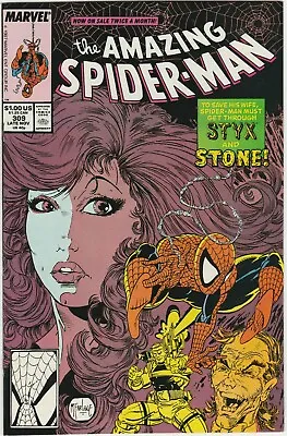 Buy The Amazing Spider-man Styx & Stone! #309 Late November 1987 Marvel Comics Group • 12.77£
