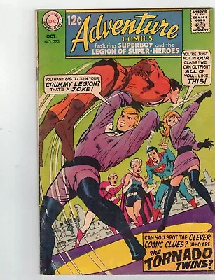 Buy  Adventure Comics #373 Neal Adams 1st Tornado  VG • 7.19£