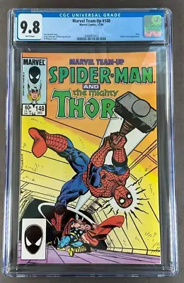Buy Marvel Team-Up #148 CGC 9.8 WP NM/M 🕷️ Marvel 1984 Spider-Man & The Mighty Thor • 75.11£