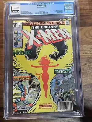 Buy X-men #125 Cgc 8.5 1st Mutant X Proteus Mastermind Magneto Newsstand • 120.09£