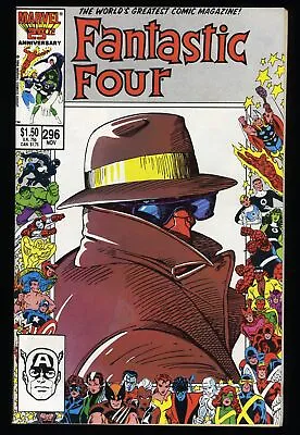 Buy Fantastic Four #296 NM+ 9.6 25th Anniversary Cover! Marvel 1986 • 19.30£