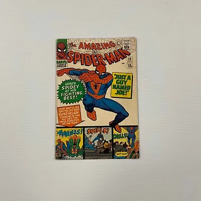 Buy Amazing Spider-Man #38 1966 VG Cent Copy Final Ditko Art • 145£