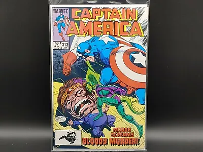Buy Captain America #313 (Jan 1985) John Byrne Cover M.O.D.O.K. Serpent Society NM • 6.03£