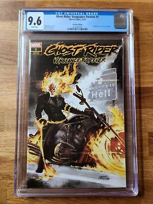 Buy Ghost Rider: Vengeance Forever 1 Larraz Variant CGC 9.6 Previews Edition  • 40£
