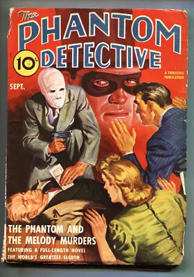 Buy Phantom Detective 9/1940-Robert Wallace-Hero Pulp Magazine VG- • 113.93£