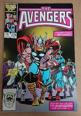 Buy Marvel The Avengers Vol 1 No 276 Feb 1987 Masters Of Evil  • 12.99£