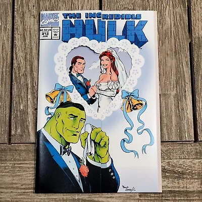 Buy INCREDIBLE HULK#418 1st Talos Skrull/WEDDING ISSUE/1994 MARVEL COMICS • 9.65£