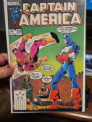 Buy Marvel Comics Captain America #303 March 1985 Paul Neary Cover • 1.19£
