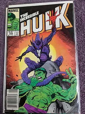 Buy Incredible Hulk #308 (Marvel 1985) Newsstand F/VF • 5.68£