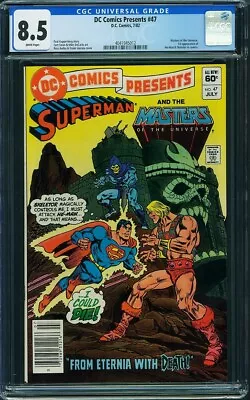 Buy DC Comics Presents #47 CGC 8.5 WP Newsstand 1982 DC Superman & 1st App Of He-Man • 159.90£