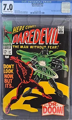 Buy Daredevil #37 Doctor Doom Cover CGC 7.0 OW/W Pages • 95.94£