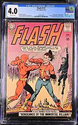 Buy Flash #137 - D.C. Comics 1963 CGC 4.0 Golden Age Flash Appearance. 1st Silver Ag • 70.36£