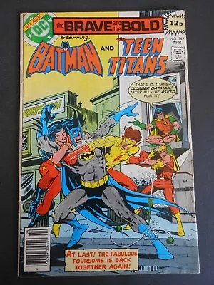 Buy The Brave And The Bold Starring BATMAN And THE TEEN TITANS DC Comic #149 Apr 79 • 7.95£