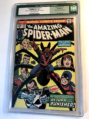 Buy Amazing Spider-Man #135 (1974) CGC 8.5 [Qualified] Bronze Age Marvel Comic Book • 102.78£