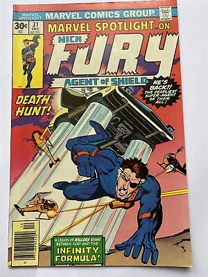 Buy MARVEL SPOTLIGHT #31 Nick Fury Cents Marvel Comics 1976 VF • 3.95£