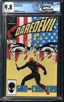 Buy Marvel Daredevil 232 7/86 FANTAST CGC 9.8 White Pages • 114.33£