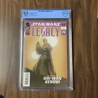 Buy Star Wars Legacy # 16 CBCS 9.2 Obi-Wan Issue Origin Darth Krayt 1st Darth Stryfe • 102.48£