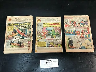Buy Whiz, Marvel Family, Coverless & Partial Issues! 3 Issues, Golden Age Comics. • 23.89£