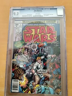 Buy Star Wars #2...marvel...8/77...cgc 9.2...white Pages • 156.74£