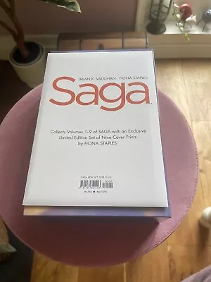 Buy Saga Boxset Volumes 1-9 With 9 Cover Prints Brand New Brian K Vaughan • 50£