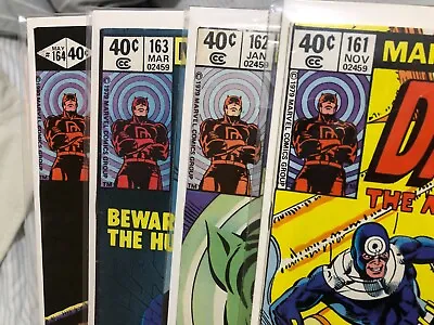Buy Daredevil 161,162,163,164 (1980) Frank Miller/Steve Ditko Art, Cents • 54.99£