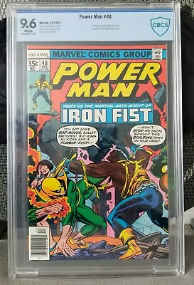 Buy Power Man #48 1st Team-up Iron Fist Heroes For Hire Marvel 1977 CBCS 9.6 White • 110.69£