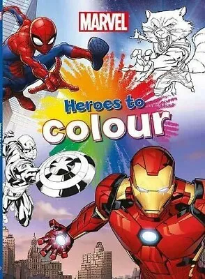 Buy Marvel Heroes To Colour (Colouring Book) By Parragon Books Ltd • 3.15£