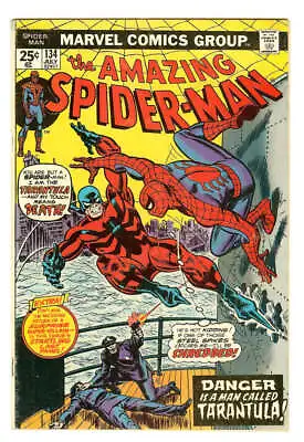 Buy Amazing Spider-man #134 5.5 // 1st Appearance Of Tarantula Marvel Comics 1974 • 57.83£