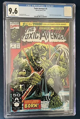 Buy Marvel Comics The Toxic Avenger #1 4/91 1991 Troma Doug Moench Rod Ramos CGC 9.6 • 98.83£