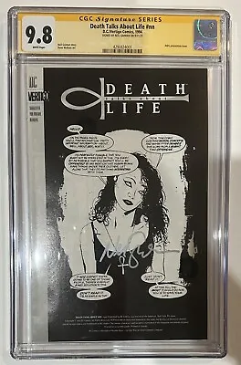 Buy (1994) DEATH TALKS ABOUT LIFE Promo (nn) #1 SS CGC 9.8 NEIL GAIMAN! Sandman • 396.49£